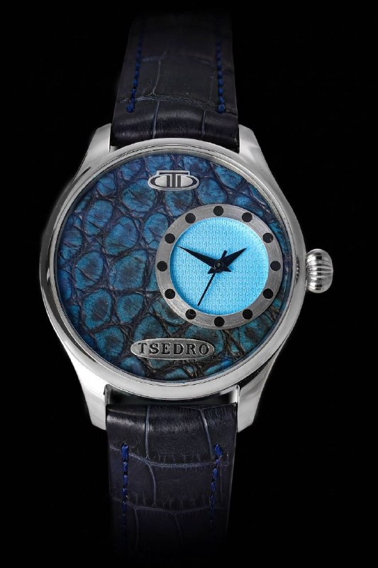 Часы Tsedro «Синий крокодил» — Фото 1